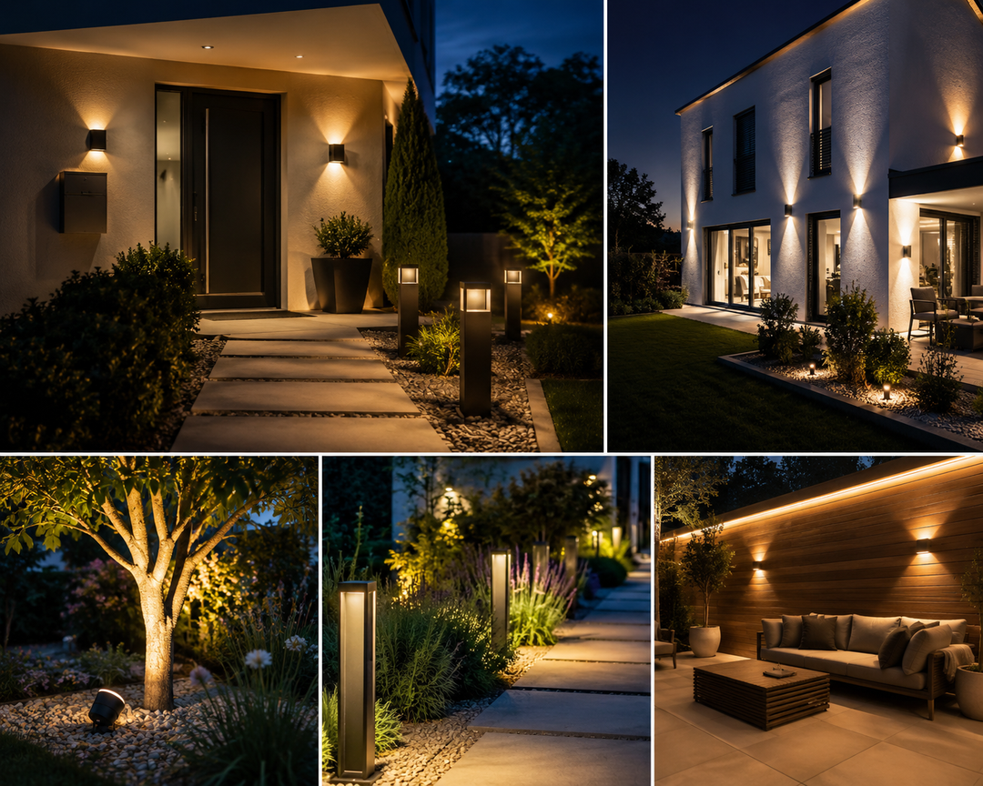 Planificar la iluminación exterior: realza tu casa y tu jardín Licht-Kraus