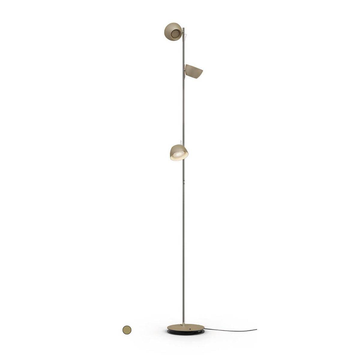 Baltensweiler, Stehleuchte Irio, Bronze, moderne Stehleuchte