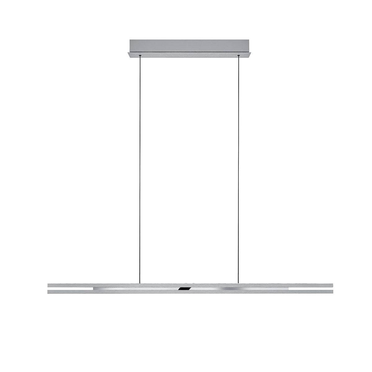 Elements, Pendelleuchte Ben, Nickel 110cm, Produktbild