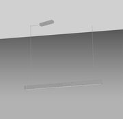 Braga, Pendelleuchte Elle, Grau 133cm, Produktbild