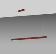 Braga, Pendelleuchte Elle, Helles Rost 133cm, Produktbild