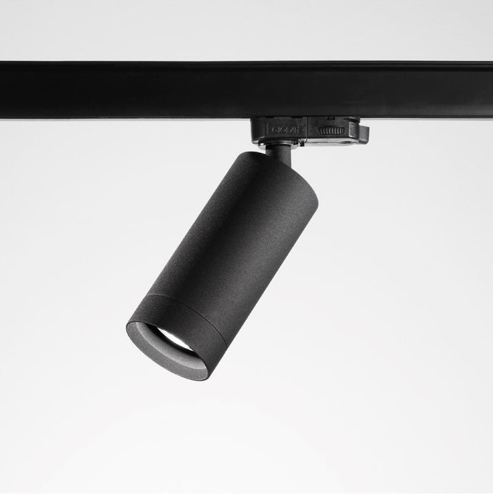 DLS Lighting, 3-Phasen-Stromschienenstrahler Reed, Schwarz, moderne Akzentbeleuchtung