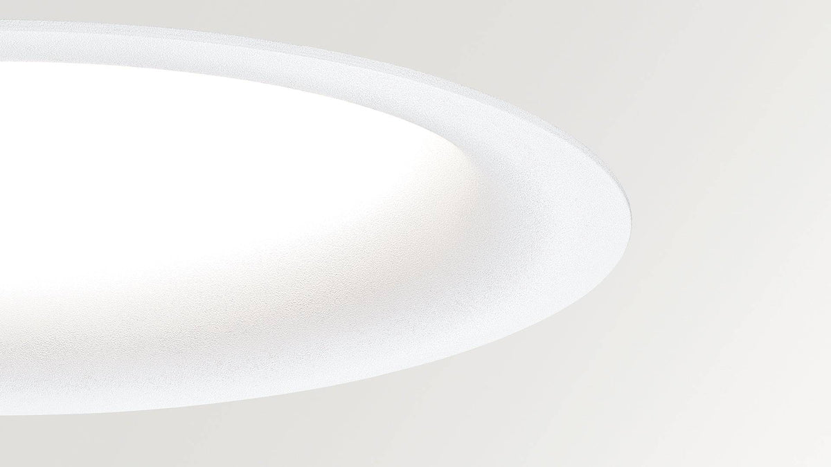 Arkoslight LED Einbauleuchte Drop matt, weiss, Nahaufnahme