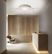 Icone, Wand-/Deckenleuchte Eterea, 90cm Weiss Silber-Weiss, moderne Lichtlösung