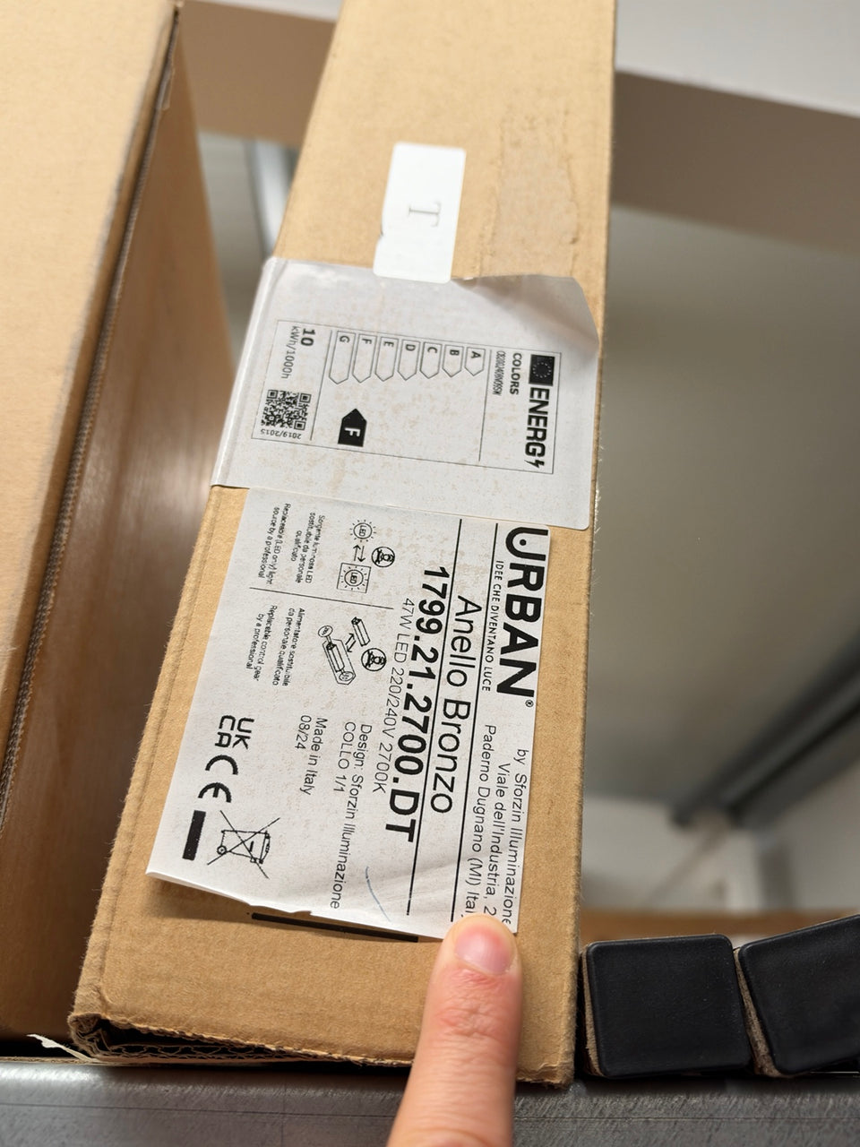 Urban Anello 78 Bronze 2700K – Originalkarton und Typenschild
