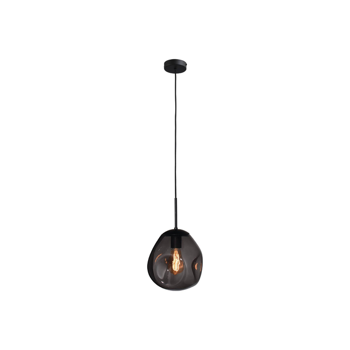 Masterlight, Pendelleuchte Lina, Rauchglas rund, Produktbild