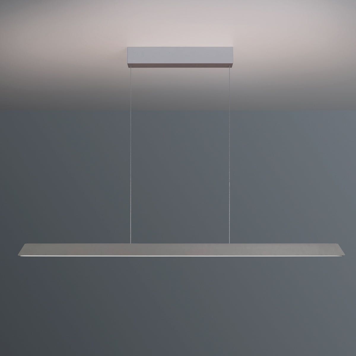 Bopp, Pendelleuchte Now 2.0, 120cm Alu matt, moderne LED Pendelleuchte