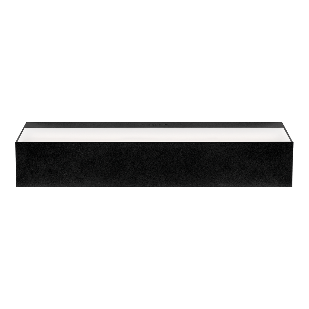 Arkoslight, Wandleuchte Rec Double, Schwarz, hochwertige Wandbeleuchtung