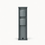 Nexolight, Tupi outdoor socket column, anthracite, practical outdoor socket