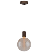 Tessi Pendelleuchte weiß, elegantes Design, Glas