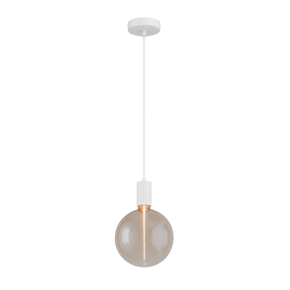 Tessi Pendelleuchte schwarz, modernes Design, Glas