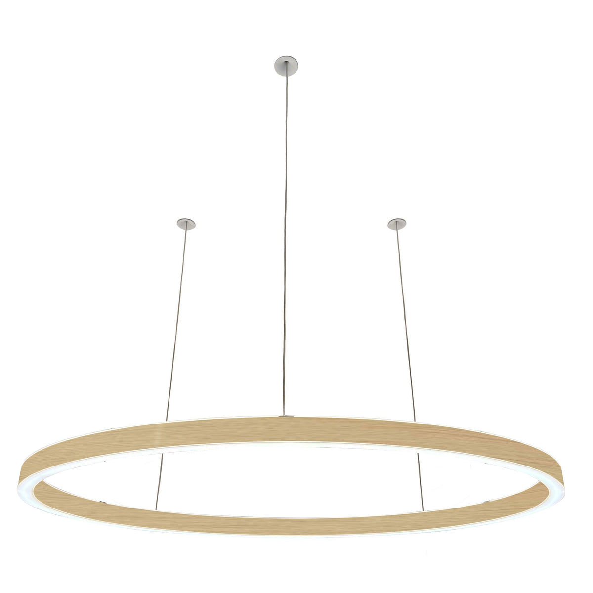 Braga, Pendelleuchte Ovally 24V, 190cm Gold, hochwertige Pendelleuchte