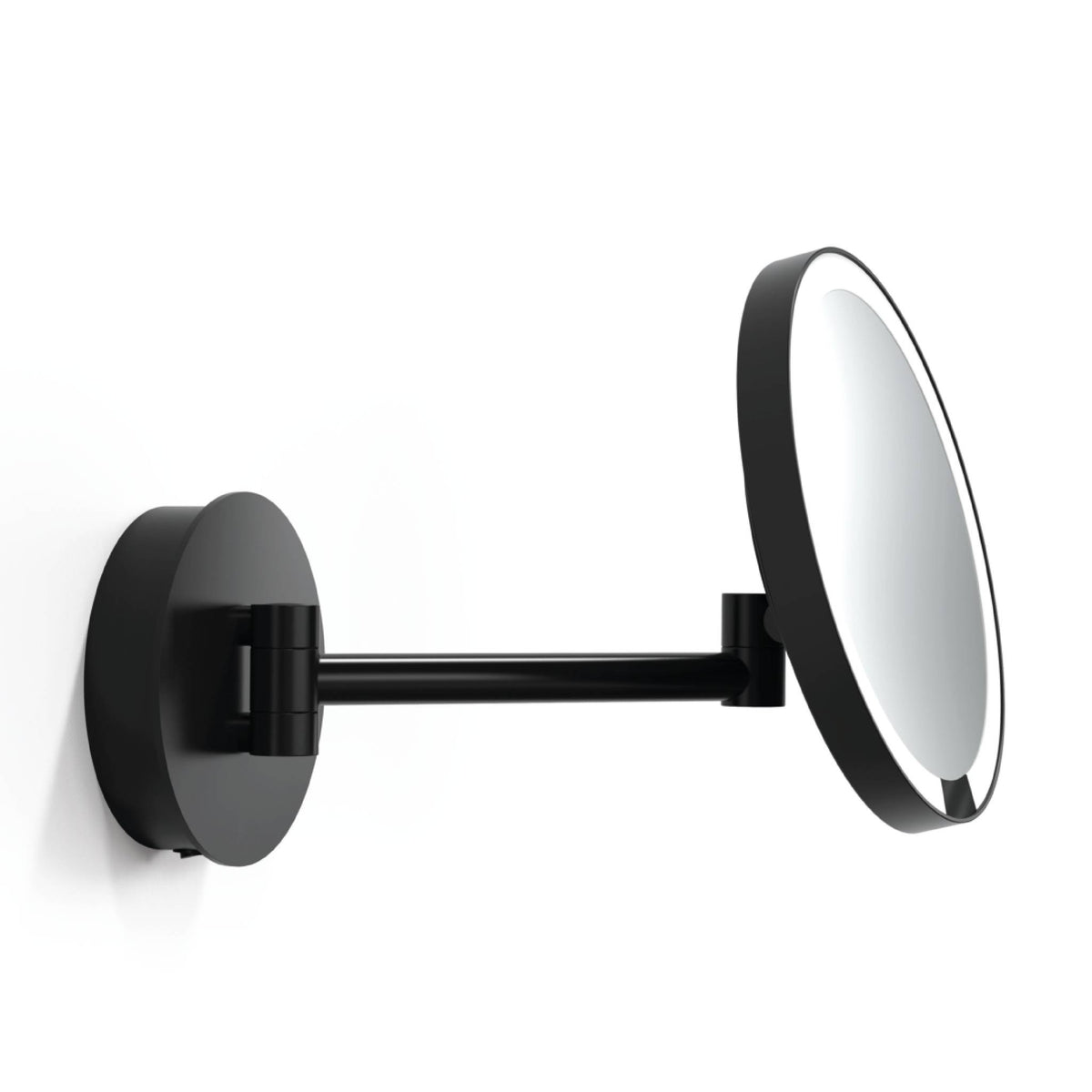 Decor Walther, Wandkosmetikspiegel Just Look Plus Stromdirektanschluss, Schwarz, Produktbild