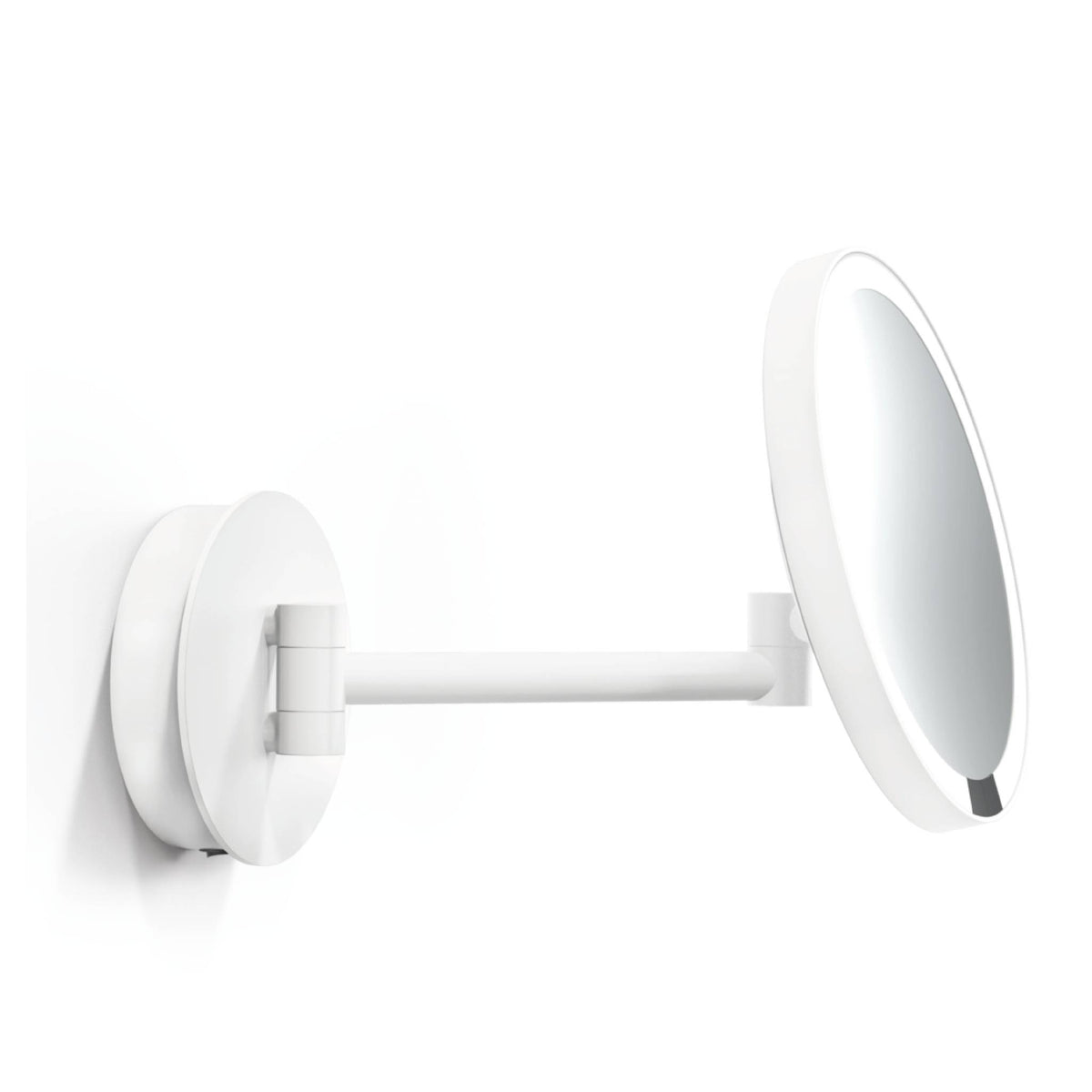 Decor Walther, Wandkosmetikspiegel Just Look Plus Stromdirektanschluss, Weiss, Produktbild