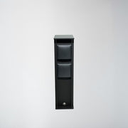 Nexolight, Tupi outdoor socket column, black, outdoor power supply