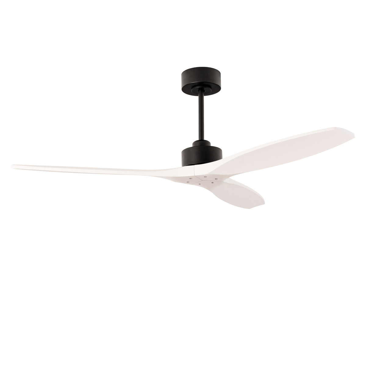 LEDS C4 Stem Evo Ø132 cm – Pendel, Gehäuse / Flügel: Schwarz / Weiß, Ohne Licht