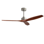 LEDS C4 Stem Evo Ø132 cm – Pendel, Gehäuse / Flügel: Nickel satiniert / Dunkles Holz, Ohne Licht