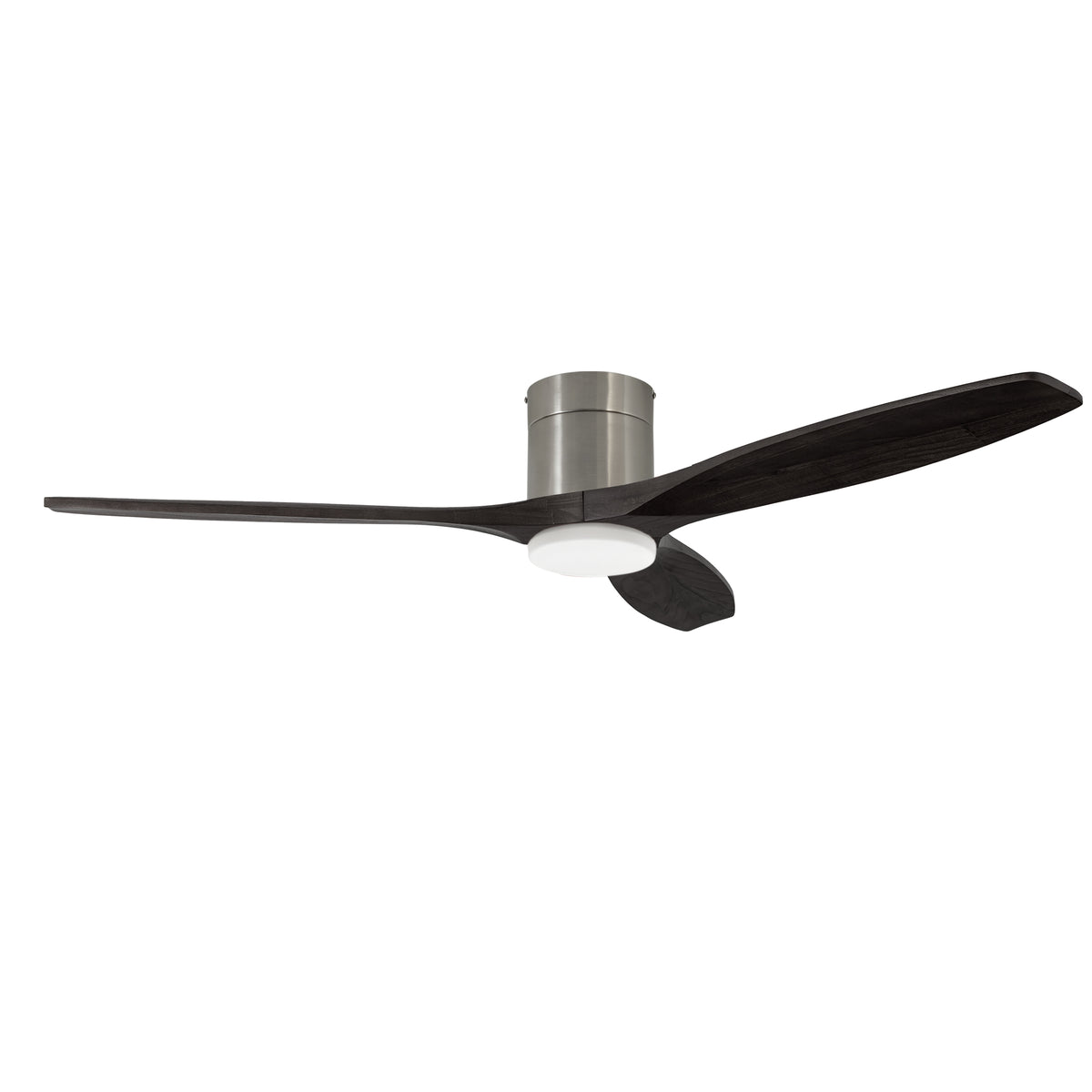 LEDS C4 Stem Evo Ø122 cm – Tube, Gehäuse / Flügel: Nickel satiniert / Schwarz, LED – CCT 3000/4000/5000K