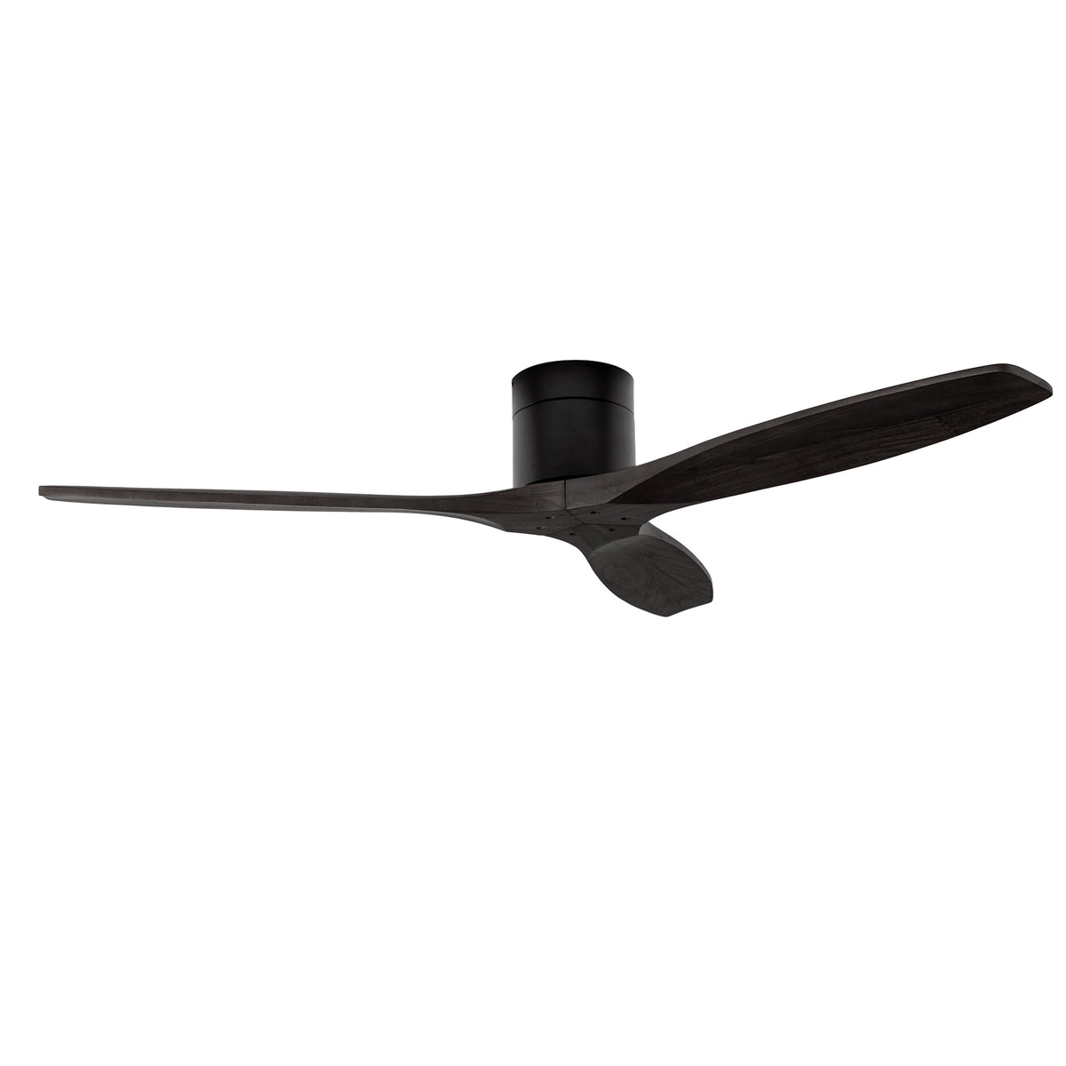 LEDS C4 Stem Evo Ø122 cm – Tube, Gehäuse / Flügel: Schwarz / Schwarz, Ohne Licht