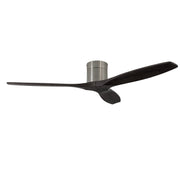 LEDS C4 Stem Evo Ø122 cm – Tube, Gehäuse / Flügel: Nickel satiniert / Schwarz, Ohne Licht
