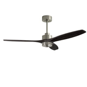 LEDS C4 Stem Evo Ø132 cm – Pendel, Gehäuse / Flügel: Nickel satiniert / Schwarz, Play Super Comfort – 2700K