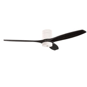 LEDS C4 Stem Evo Ø132 cm – Tube, Gehäuse / Flügel: Weiß / Schwarz, Play Super Comfort – 2700K