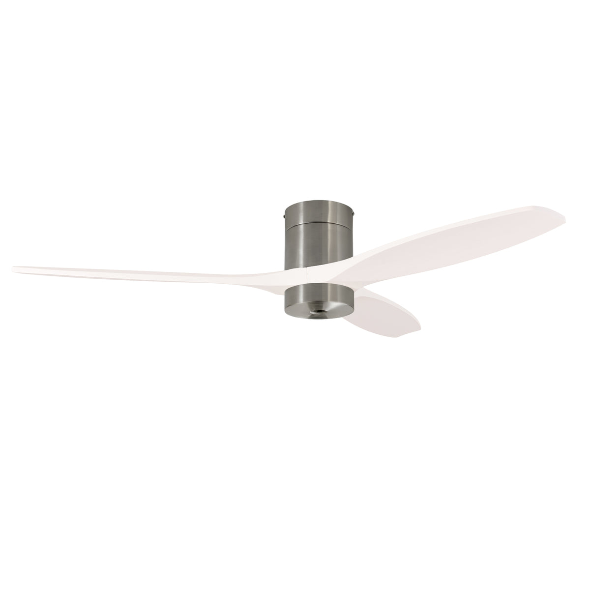 LEDS C4 Stem Evo Ø132 cm – Tube, Gehäuse / Flügel: Nickel satiniert / Weiß, Play Super Comfort – 2700K