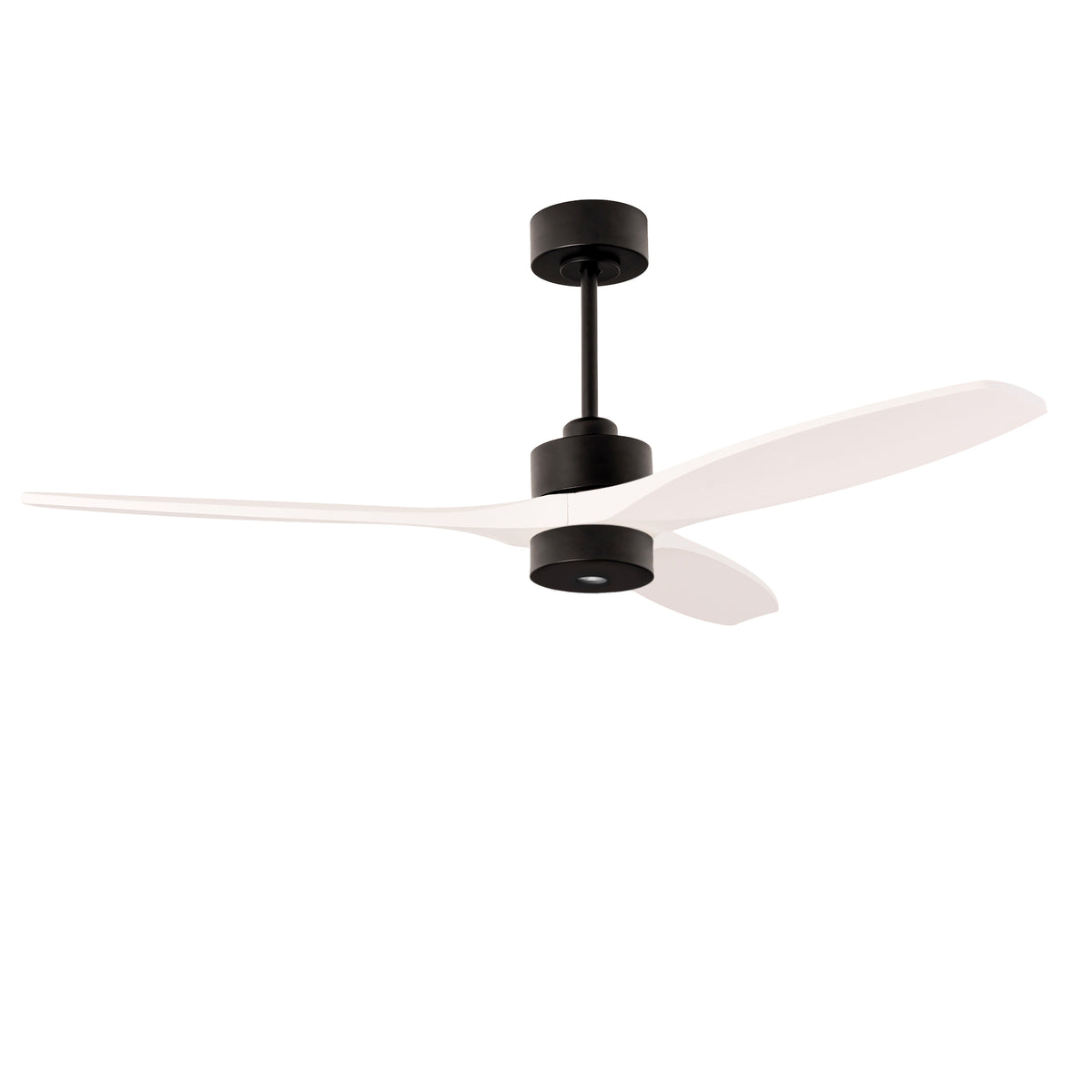 LEDS C4 Stem Evo Ø122 cm – Pendel, Gehäuse / Flügel: Schwarz / Weiß, Play Super Comfort – 2700K