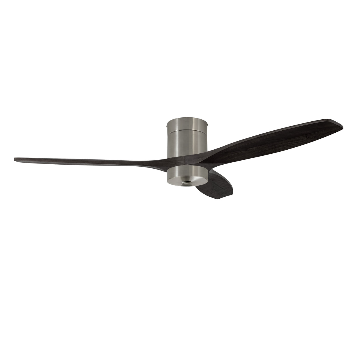 LEDS C4 Stem Evo Ø122 cm – Tube, Gehäuse / Flügel: Nickel satiniert / Schwarz, Play Super Comfort – 2700K