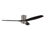 LEDS C4 Stem Evo Ø122 cm – Tube, Gehäuse / Flügel: Nickel satiniert / Schwarz, Play Super Comfort – 2700K