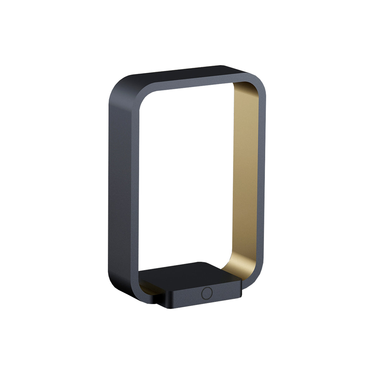 Artdelight, Tischleuchte Modesto, Schwarz-Gold, stilvolle Tischbeleuchtung