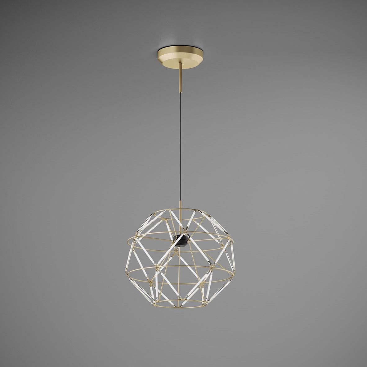 Urban Lighting, Pendelleuchte Euclide, 35cm Gold, stilvolle Pendelleuchte