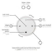 Pure, Pendelleuchte E-Clipse elektrisch, Fernbedienung, Detail