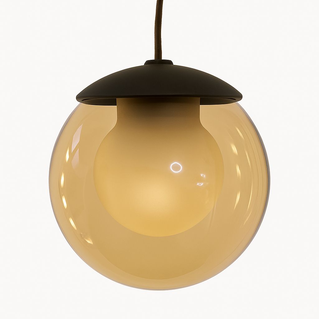 Pure, Ersatzglas zu E-Popup, Bronze 10cm, Leuchten Ersatzglas
