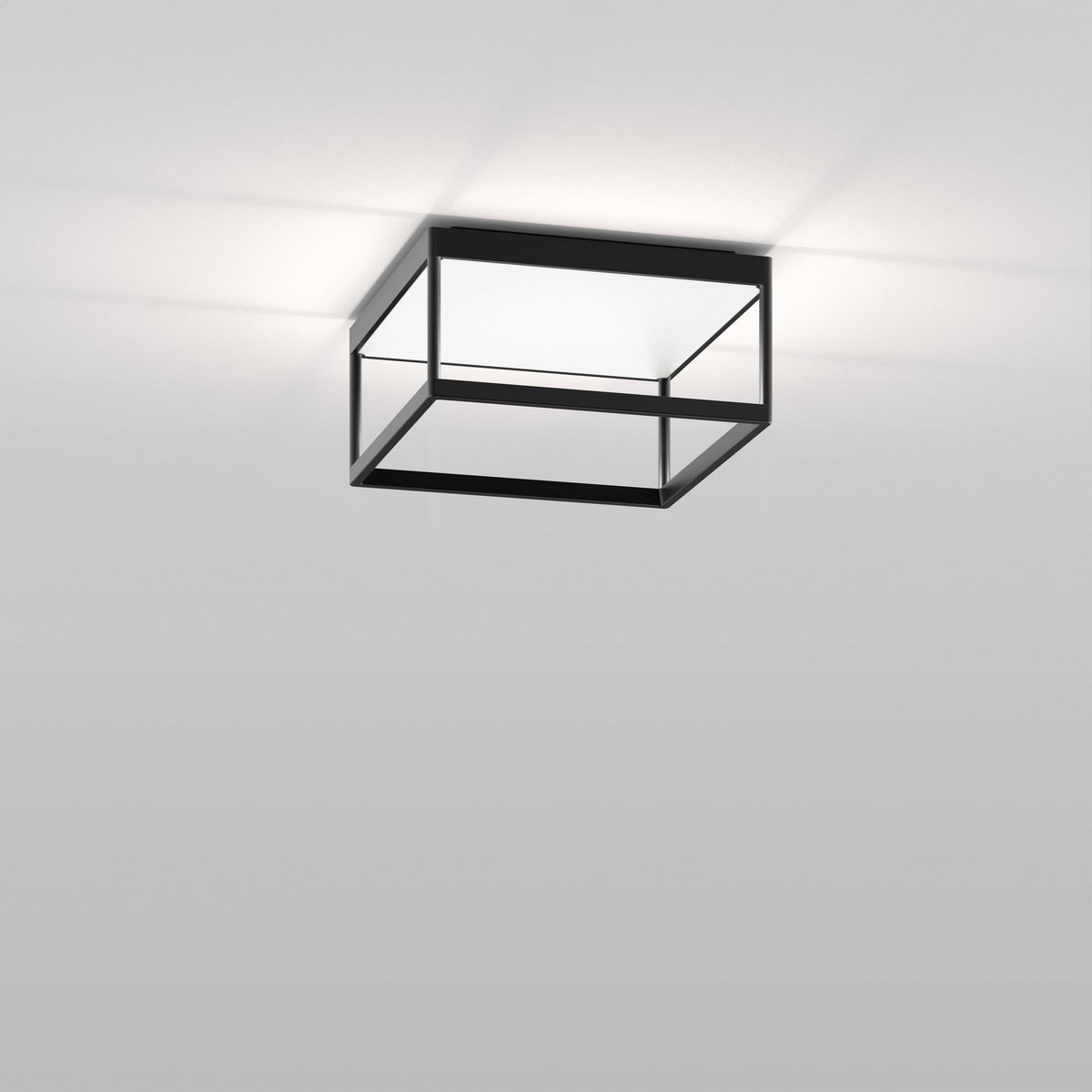 Serien, Deckenleuchte Reflex M 150, Schwarz-Weiss, moderne Deckenleuchte