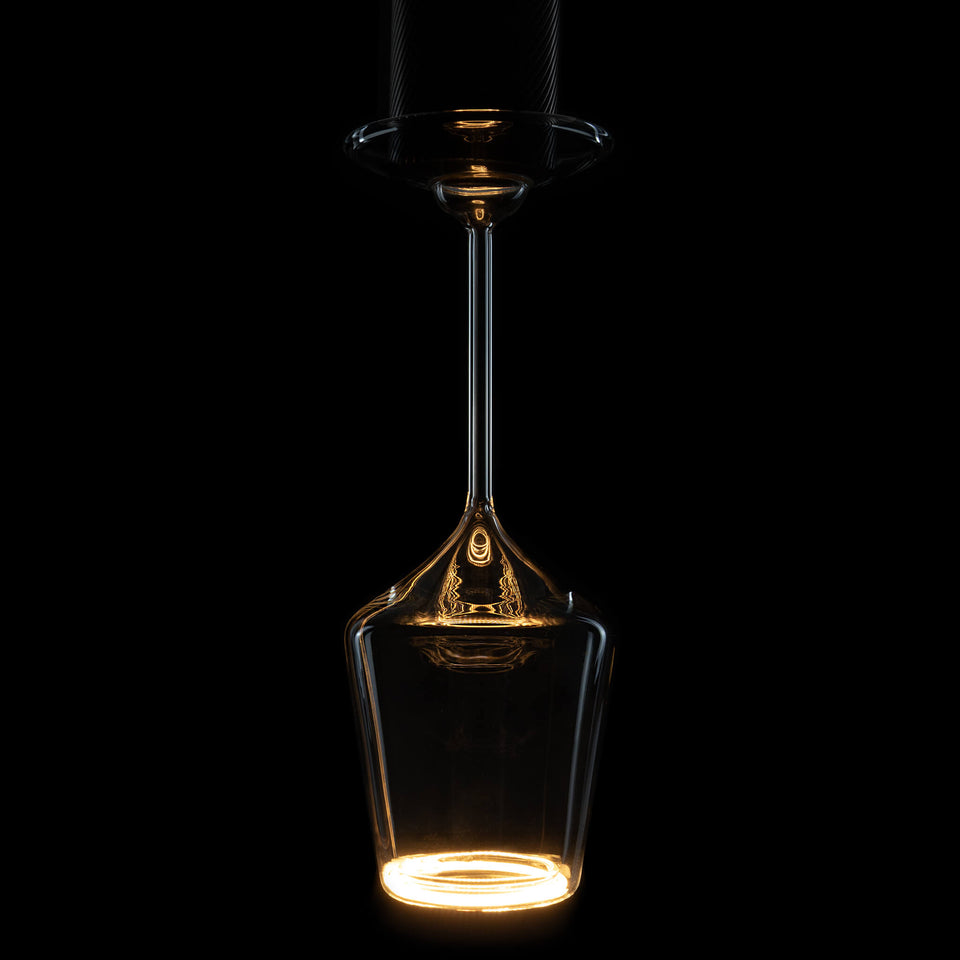 Segula LED Floating Mini Rosé Wein klar – beleuchtet – Artikel 55456