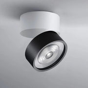 LUX-IT, Aufbaustrahler Swing Out 15,5W, Raumbild, moderne Deckenbeleuchtung