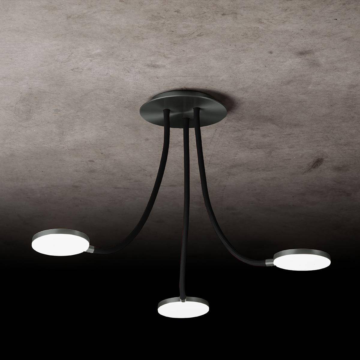 Holtkötter, Deckenleuchte Flex D3, Raumbild, moderne Lichtlösung