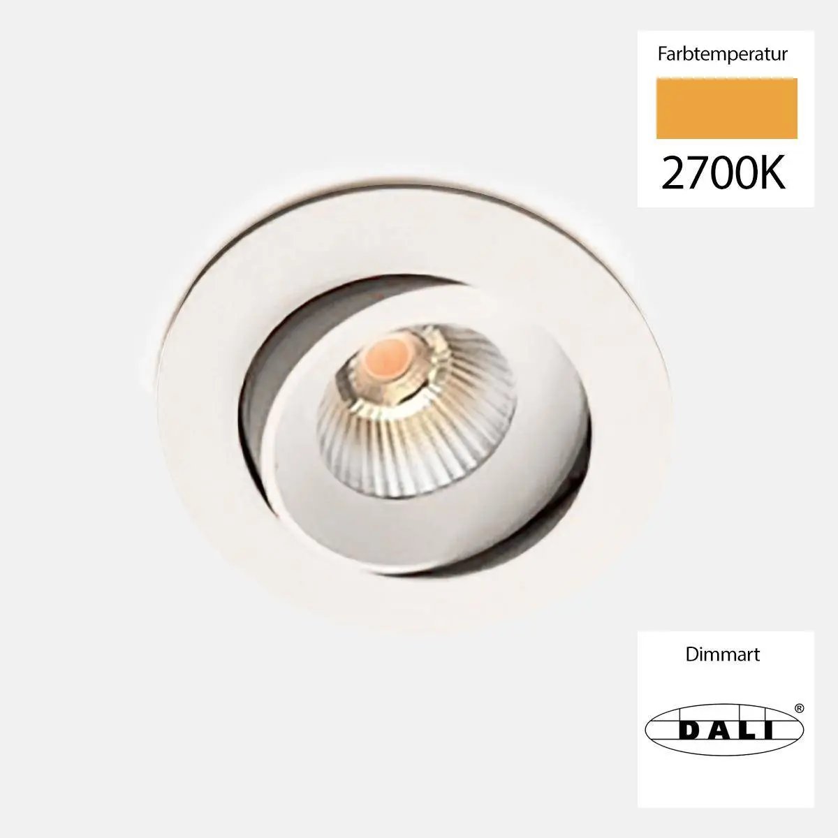 Sonluce, Deckeneinbauleuchte SEVEN MOVE, Raumbild, hochwertige Lichtlösung