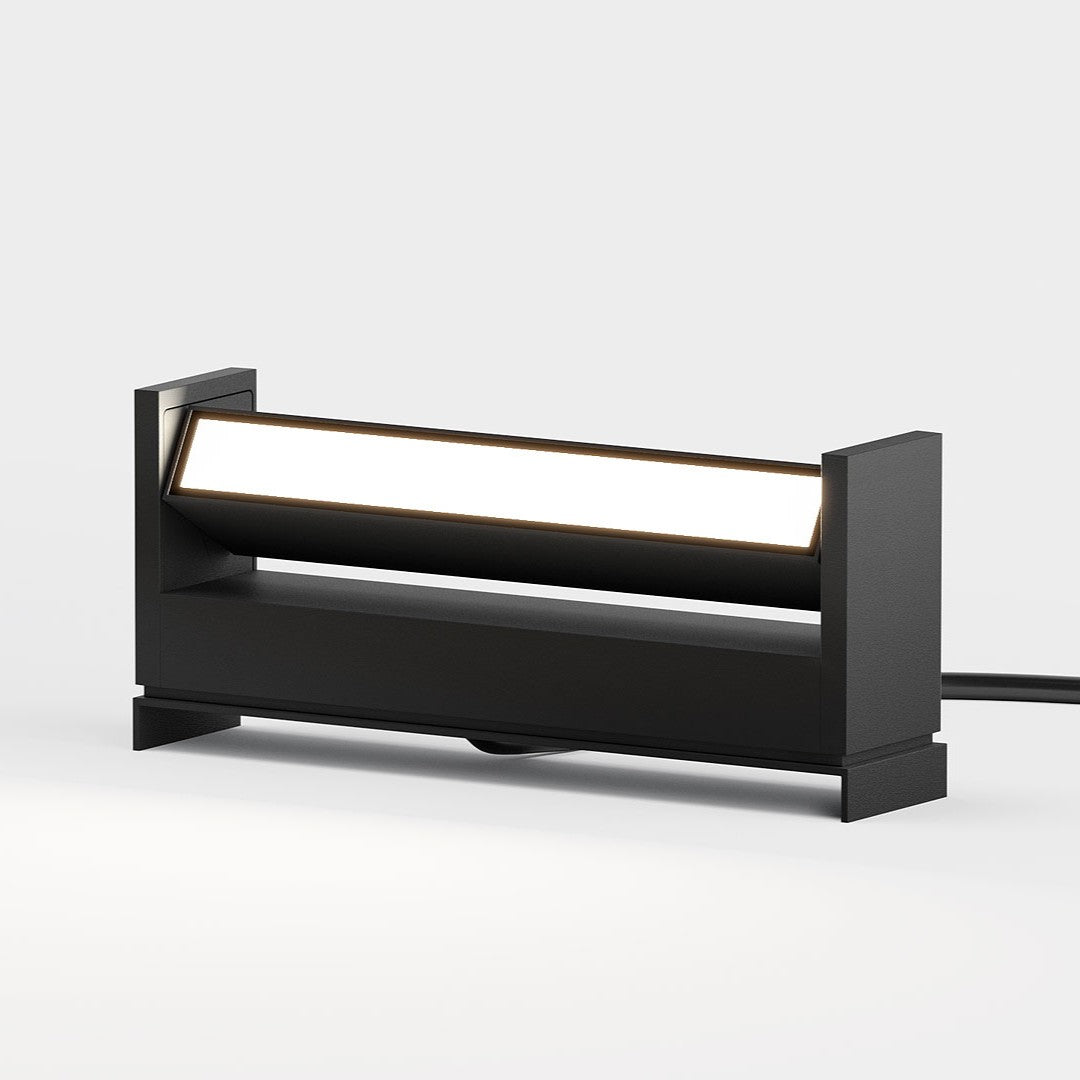 IP44.de, Spießleuchte slat, Schwarz, moderne Gartenbeleuchtung