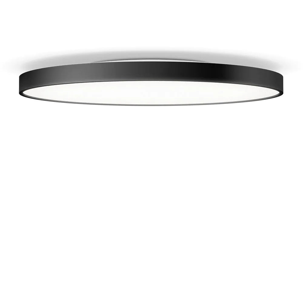 Serien, Deckenleuchte Slice XL Up&Down, Schwarz, moderne Deckenleuchte
