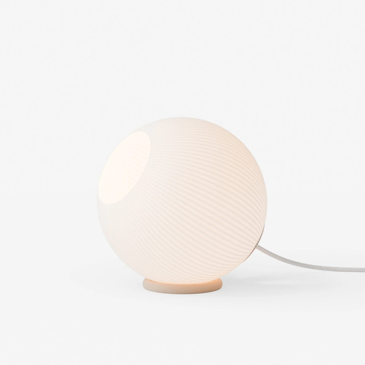 Recozy, Tischleuchte Circ 2, Beige, nachhaltige Tischleuchte