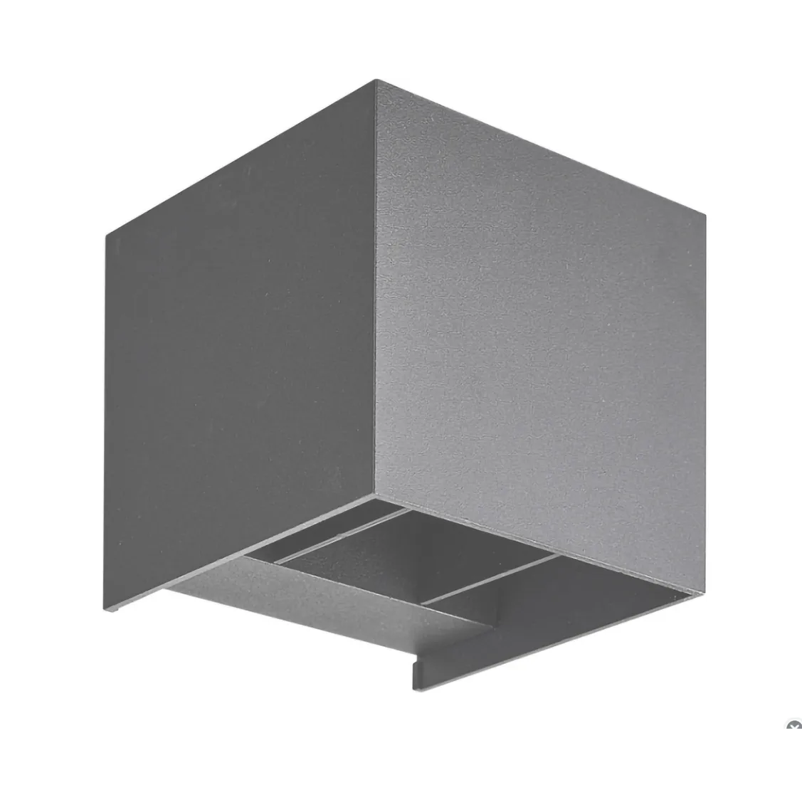 Mobilux, Wandleuchte Cube, Grau, moderne Wandleuchte