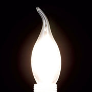 Orion, LED Windstoßkerze E14 klar, Verpackung, warmweißes Leuchtmittel