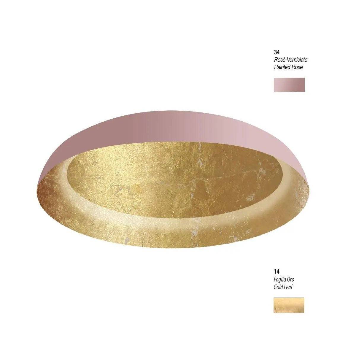 Deckenleuchte Eclissi Ø40cm in Rosé