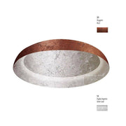 Deckenleuchte Eclissi Ø40cm in Dove Grey, moderne Raumbeleuchtung