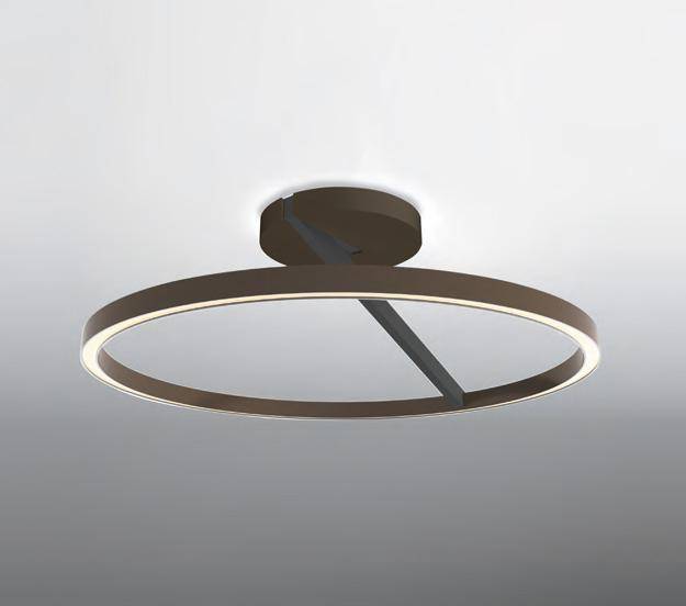 Escale, Vision Deckenleuchte, Bronze, stilvolle Deckenbeleuchtung