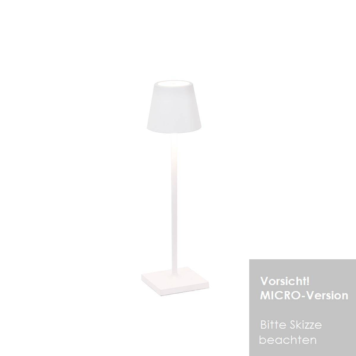 Zafferano, Poldina, Weiss Micro, moderne Lichtlösung