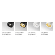 DLS Lighting, Clippo Aufbaustrahler, Gold, dekorative Akzentbeleuchtung