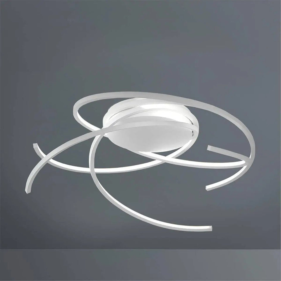 Escale, Deckenleuchte Space, 55cm Weiss, stilvolle Deckenbeleuchtung